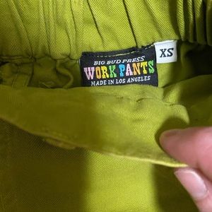 Gross green work pants